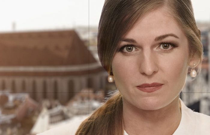 Constanze Keller - Rose Gillian - news anchor - Real Time short film
